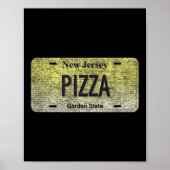 Poster Funny Nj State Vanity License Plate Zza  (Devant)