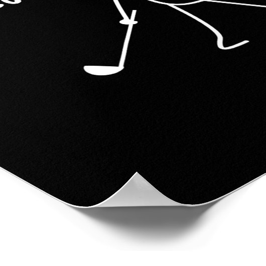 Poster Funny No Golf Today,rain,golf Lover Funny Gift Tee (Coin)