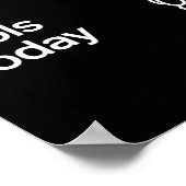 Poster Funny No New Tools Today (Coin)