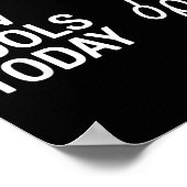 Poster Funny No New Tools Today (Coin)