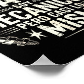 Poster Funny No Soy Mago Soy Mecánico Car Mechanic Spani- (Coin)