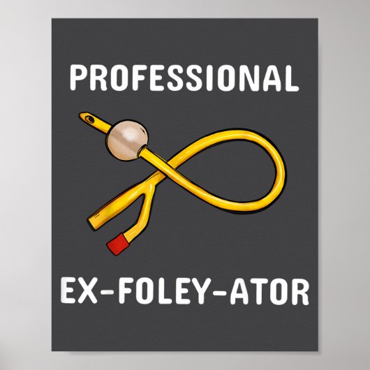 Poster Funny Nurse Urology Crew T- Catheter Joke Student  (Devant)