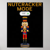 Poster Funny Nutcracker Shirt Christmas Nutcracker Mode O (Devant)