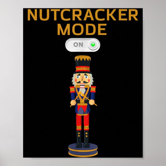 Poster Funny Nutcracker Shirt Christmas Nutcracker Mode O (Devant)