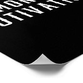 Poster Funny Office Work Hashtag Lundi Motivation (Coin)
