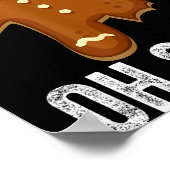 Poster Funny Oh Snap Gingerbread Man Christmas Cookie Xma (Coin)