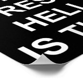 Poster Funny, Oh What Fresh Hell Is This, Joke Sarcastic (Coin)