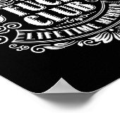 Poster Funny Old Forers Club 100% Bitter Lifetime Member  (Coin)