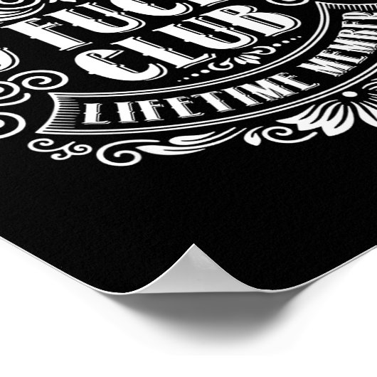 Poster Funny Old Forers Club 100% Bitter Lifetime Member  (Coin)