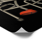 Poster Funny Old Gamer Gaming Retro 80s 90s Retro Video G (Coin)