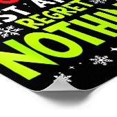 Poster Funny On The List Of Naughty And I Regret Nothing (Coin)