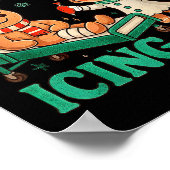 Poster Funny Pain Scale Have You Tried Icing It Gingerbre (Coin)