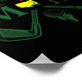 Poster Funny Par Maman Golf Correspondant Golf Quote Part (Coin)