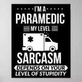 Poster Funny Paramedic Emt Gift  (Devant)