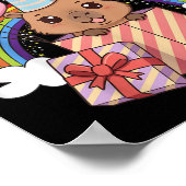 Poster Funny Partybara Capybara Joyeux Enfants d'Annivers (Coin)