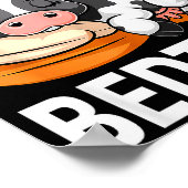 Poster Funny Pasture Bedtime Cute Cow Pajamas Pj Sleep  (Coin)