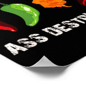 Poster Funny Pepper Chili Head Scy Hot Foods (Coin)