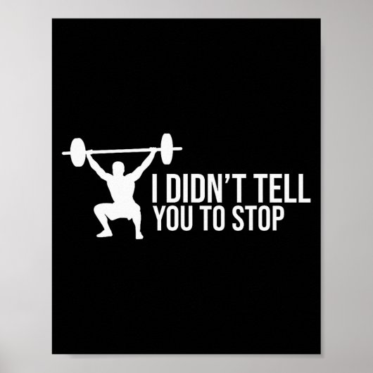 Poster Funny Personal Trainer Saying Gift Gym Coach Train (Devant)