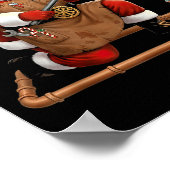 Poster Funny Plumber Santa Christmas Graphic (Coin)