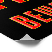 Poster Funny PRIVATE PROPRIETE ATTENTION DU PROPRIÉTAIRE  (Coin)