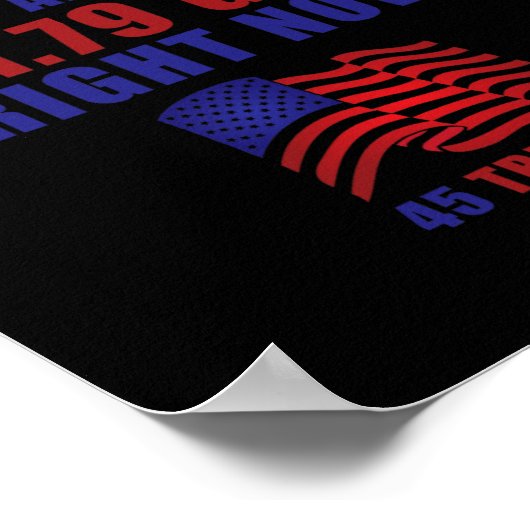 Poster Funny Pro Trump Supporter Id Aimer Un Moyenne Twee (Coin)