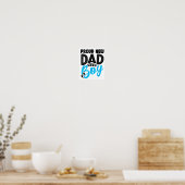 Poster Funny Proud New Dad It's A Boy Gift For Men Cool N (Cuisine)