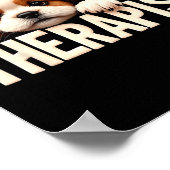 Poster Funny Puppy My Therast Shih Tzu Dog  (Coin)