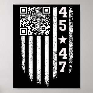 Poster Funny Qr President Trump 4547 Trump Dancing Code