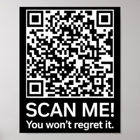 Poster Funny Qr President Trump 4547 Trump Dancing Code ( (Devant)