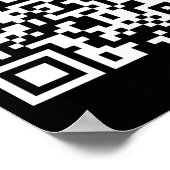 Poster Funny Qr Président Trump Dance Code 2025 (Coin)