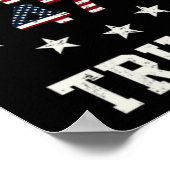 Poster Funny Qr President Trump Dance Code 4547 (devant A (Coin)