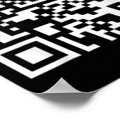 Poster Funny Qr President Trump Dance Code (sur Byck) (Coin)