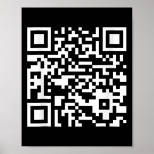 Poster Funny Qr President Trump Dance Code (sur Byck)