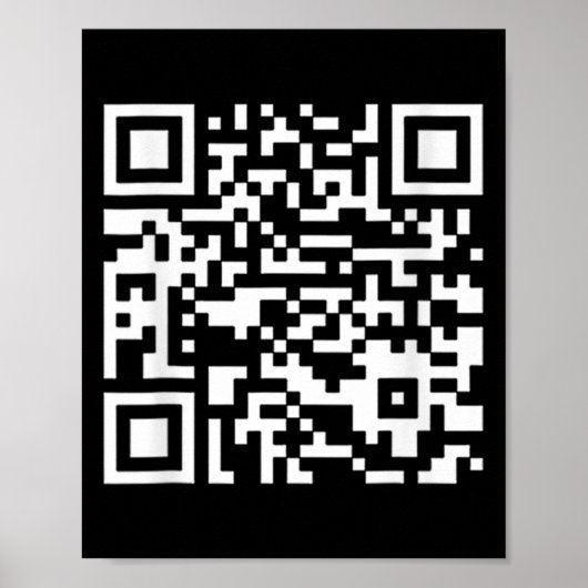 Poster Funny Qr President Trump Dance Code (sur Byck) (Devant)