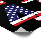 Poster Funny Qr President Trump Dance Scan Me Code (sur B (Coin)