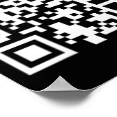 Poster Funny Qr Trump 47 Jour de l'Inauguration 2025 Code (Coin)