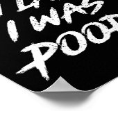 Poster Funny Quote Sorry I'm Late I Was Ong  (Coin)