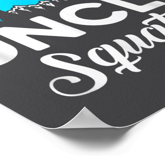 Poster Funny Quote Uncle Bigfoot Squatch  (Coin)