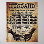 Poster Funny Quotes to Husband | Venin For Your Man (Devant)