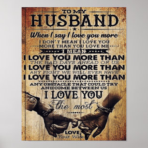 Poster Funny Quotes to Husband Venin For Your Man