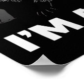 Poster Funny Raccoon Quote - First of All I'm a Delight (Coin)