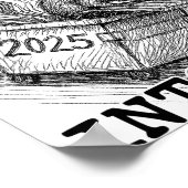 Poster Funny Raccoon Rollin' Into 2026 Dumpster Fire New  (Coin)