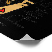 Poster Funny Raccoon Santa Hat Christmas Tree Lights Paja (Coin)