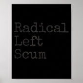 Poster Funny Radical Left S Apparently Litical Sarcastic  (Devant)