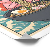 Poster Funny Ramen Axolotl Noodle Lover Cute Creature (Coin)