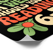 Poster Funny Reading Book Teacher 67 Six Seven Meme  (Coin)