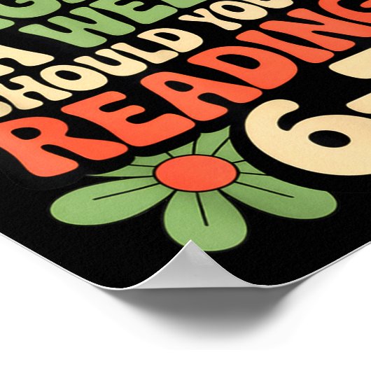 Poster Funny Reading Book Teacher 67 Six Seven Meme (Coin)