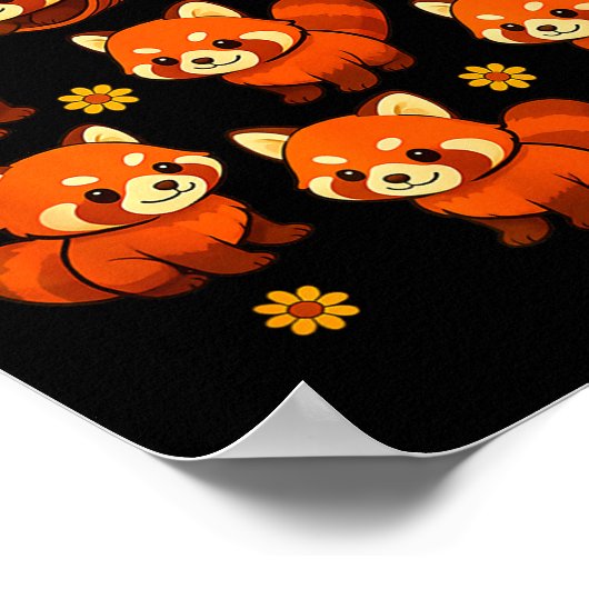 Poster Funny Red Panda My Happy Lls Animal Lover Boys Gir (Coin)