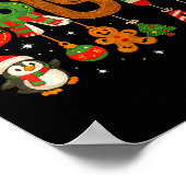 Poster Funny Red White And Bruh Boys Xmas Christmas Pajam (Coin)