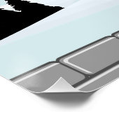 Poster Funny Reindeer Peeking Christmas Meme  (Coin)